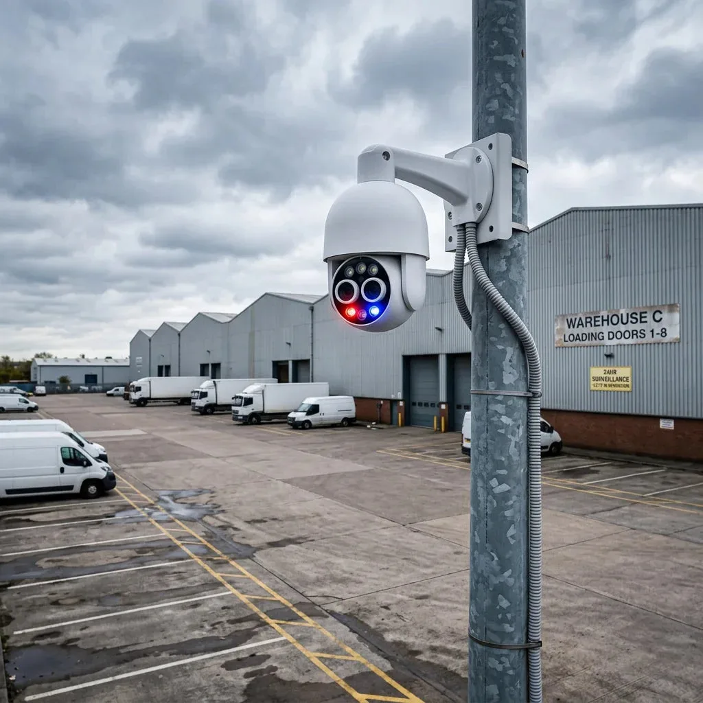 4MP PoE PTZ Camera System with 8X Zoom