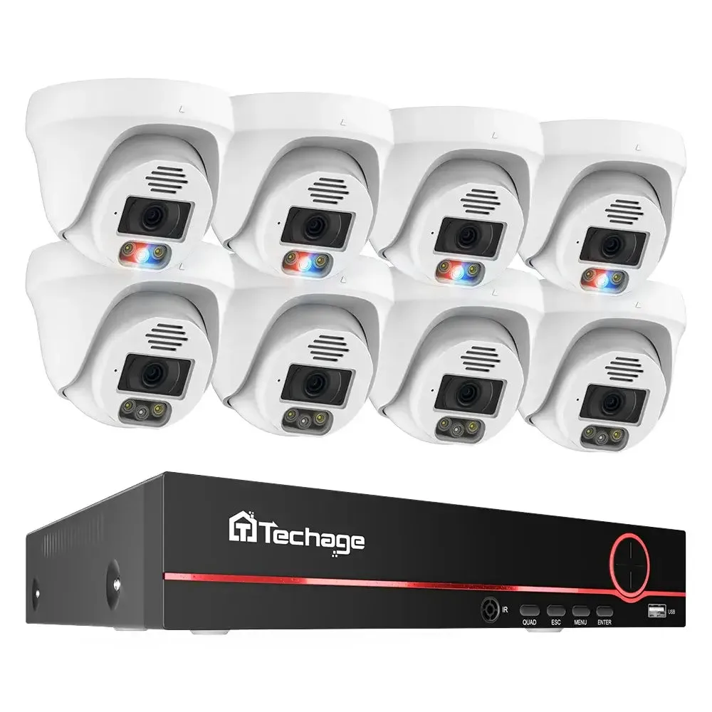 5MP PoE Camera Kit with Dome Camera and Person / Vehicle Detection
