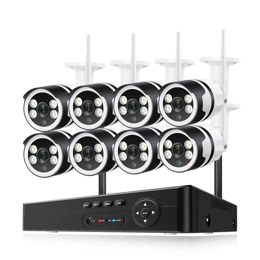 5MP Wireless Camera System with AI Human Detection