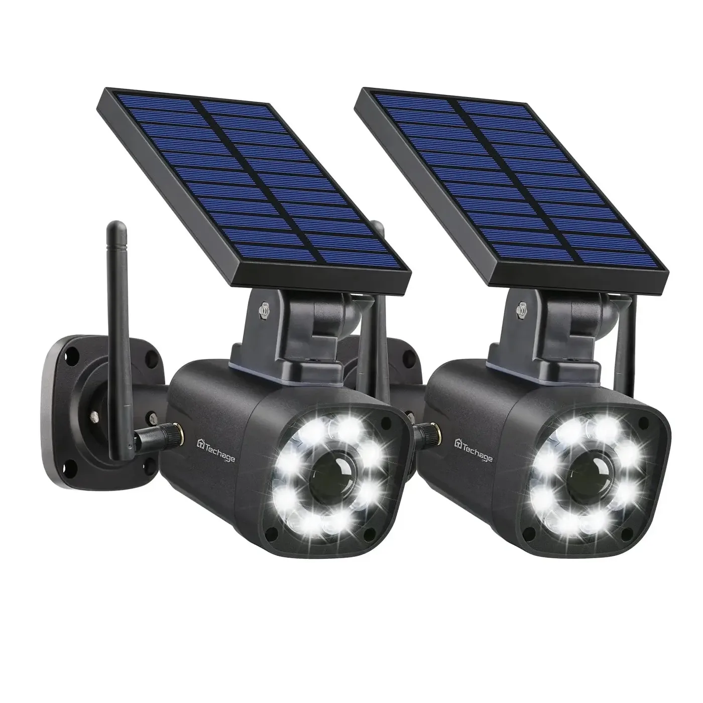 Dummy Camera Fake Security Camera with LED (Pack of 2PCS)